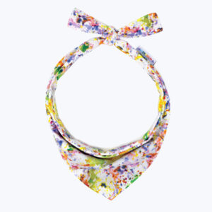 PRIDE BANDANAS - WHITE SPLATTER, M
